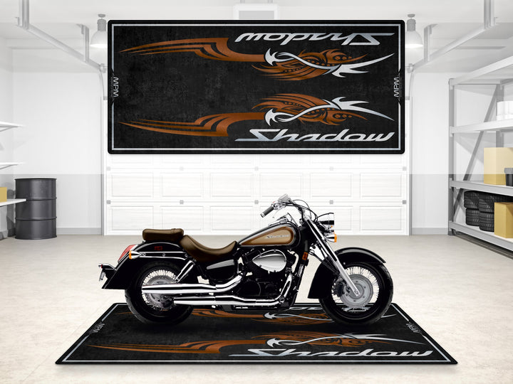 Designed Pit Mat for Honda Shadow Aero Motorcycle - MM7437