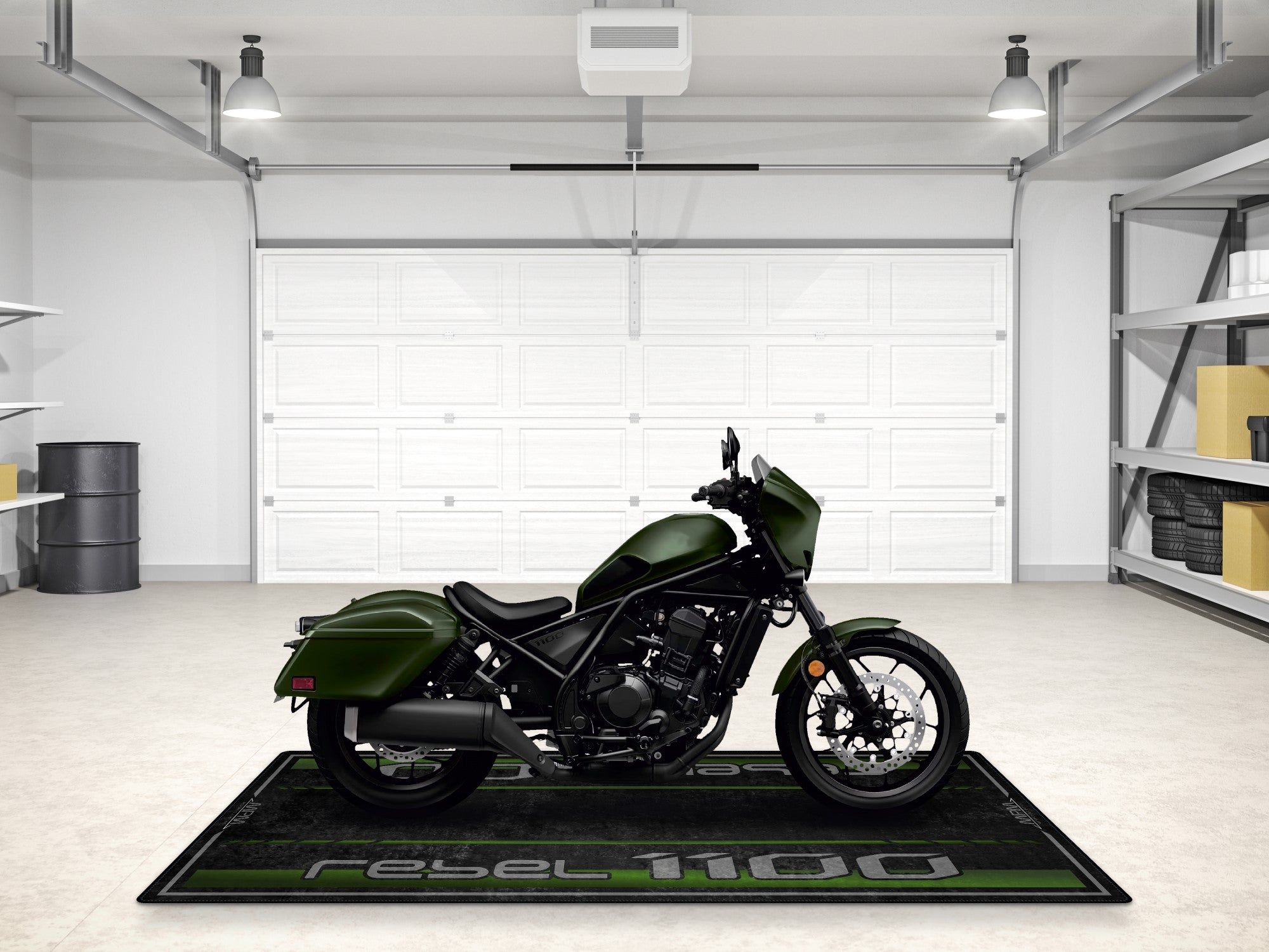 エレガンス MPM Motorcycle Mat for Honda Rebel 1100 - MM7438