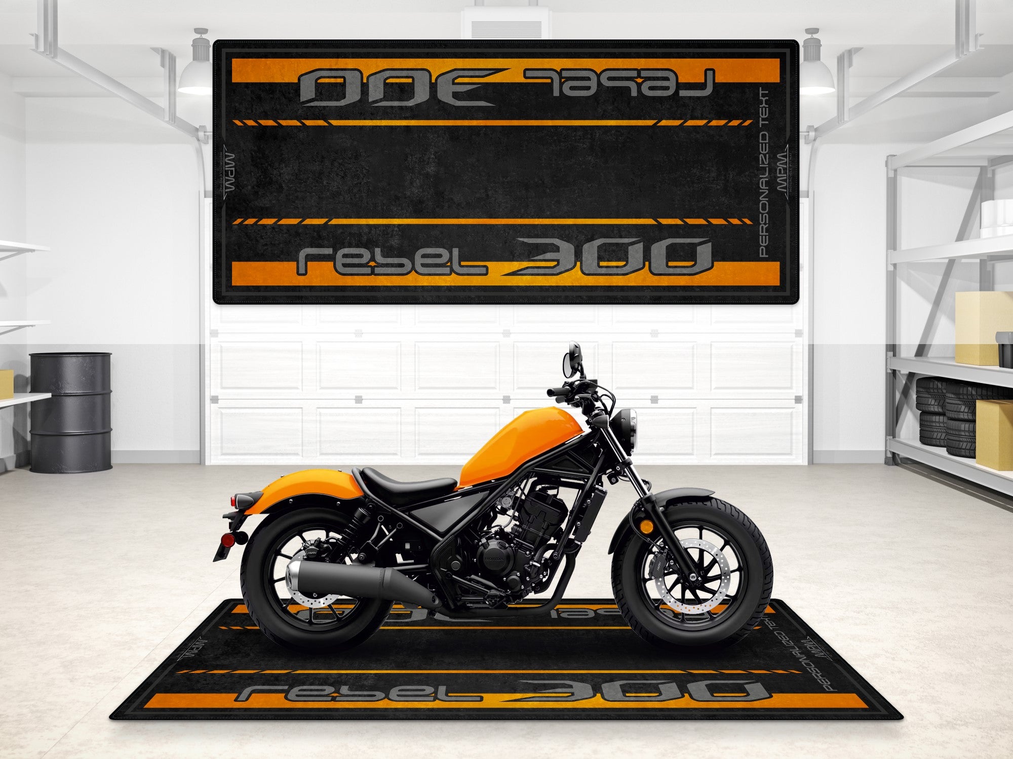 ロードショー⑥ MPM Motorcycle Mat for Honda Rebel 300 - MM7440