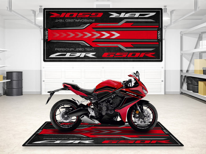 Designed Pit Mat for Honda CBR650R Motorcycle - MM7444