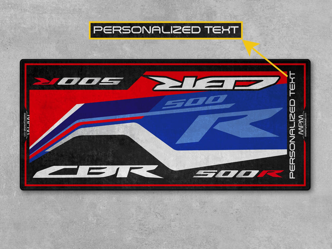 Designed Pit Mat for Honda CBR500R Motorcycle - MM7445