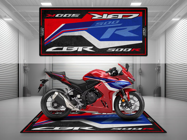 Designed Pit Mat for Honda CBR500R Motorcycle - MM7445