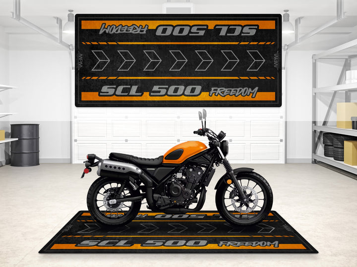 Designed Pit Mat for Honda SCL500 Motorcycle - MM7448