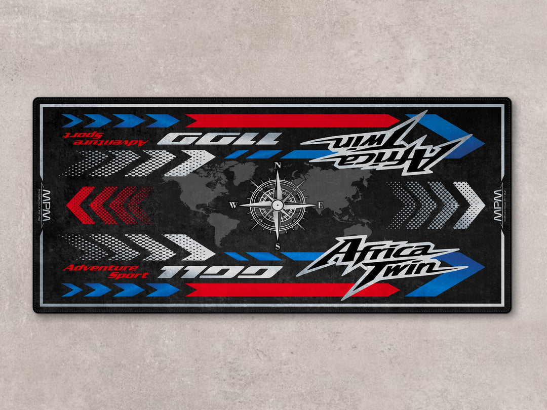 Designed Pit Mat for Honda Africa Twin Motorcycle - MM7452