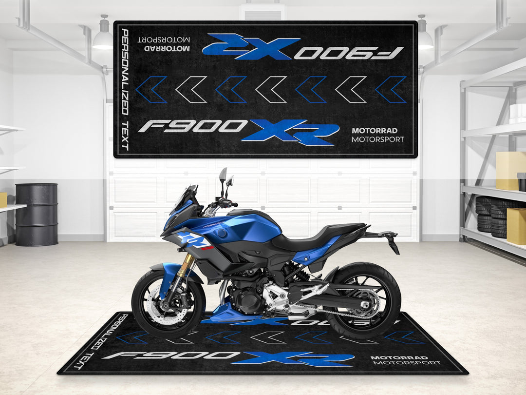 Designed Pit Mat for BMW F900 XR Motorcycle - MM7266