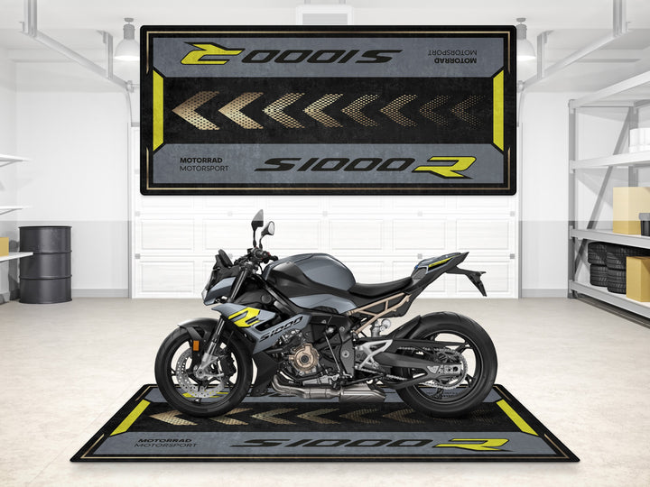 Designed Pit Mat for BMW S1000R Motorcycle - MM7285
