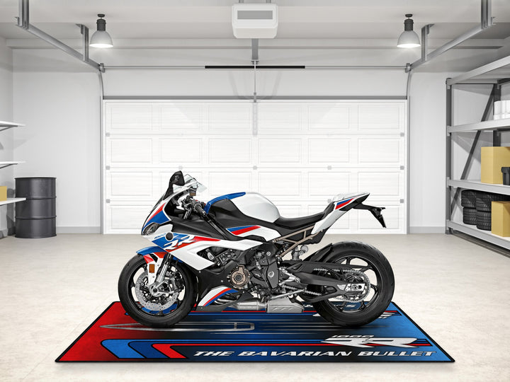 Designed Pit Mat for BMW S1000RR "The Bavarian Bullet" Motorcycle - MM7244