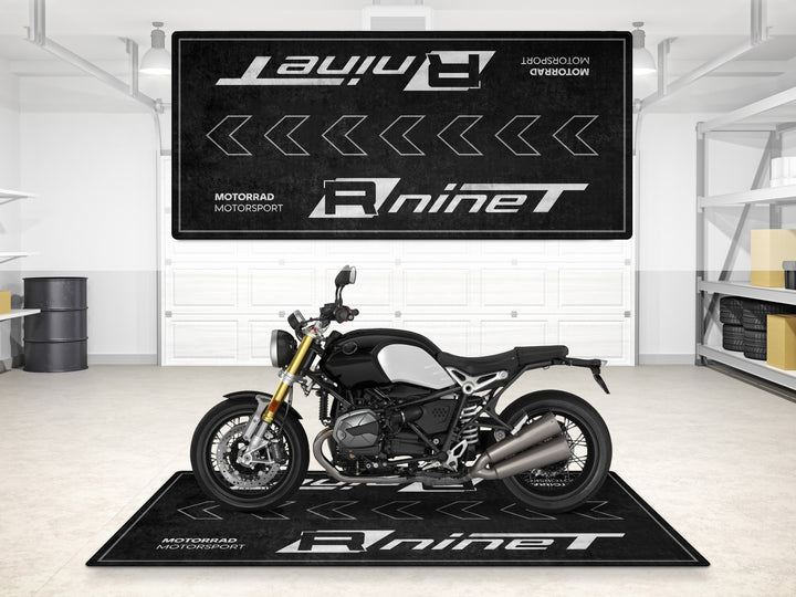 Designed Pit Mat for BMW R nineT Motorcycle - MM7289