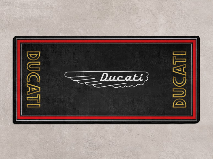 Designed Pit Mat for Ducati Classic Logo Motorcycle - MM7224