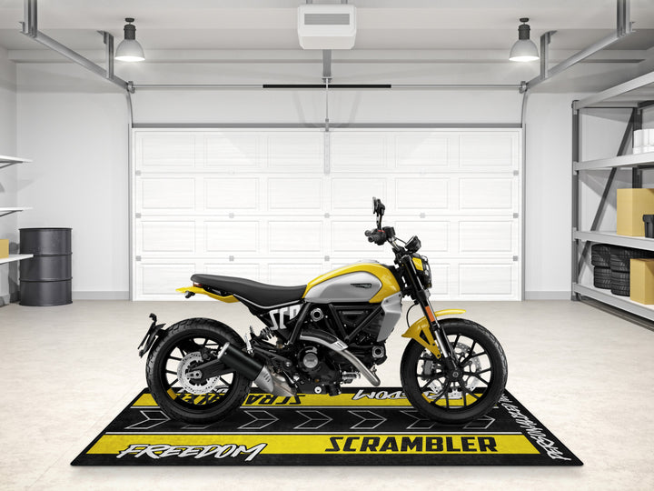 Designed Pit Mat for Ducati SCRAMBLER FREEDOM Motorcycle - MM7246