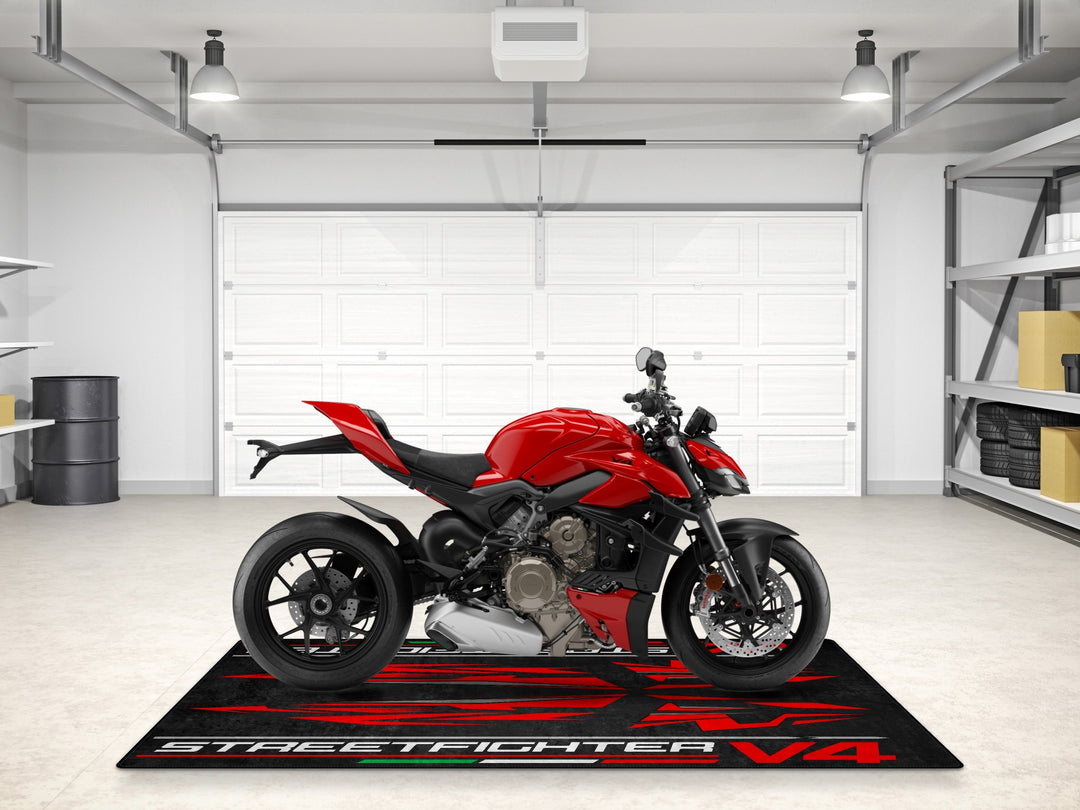 Designed Pit Mat for Ducati Streetfighter V4 Motorcycle - MM7259