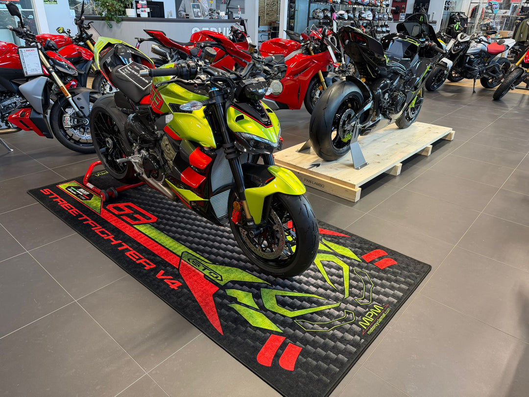 MPM Motorcycle Mat for Ducati Streetfighter V4 Lamborghini Edition - MM4115