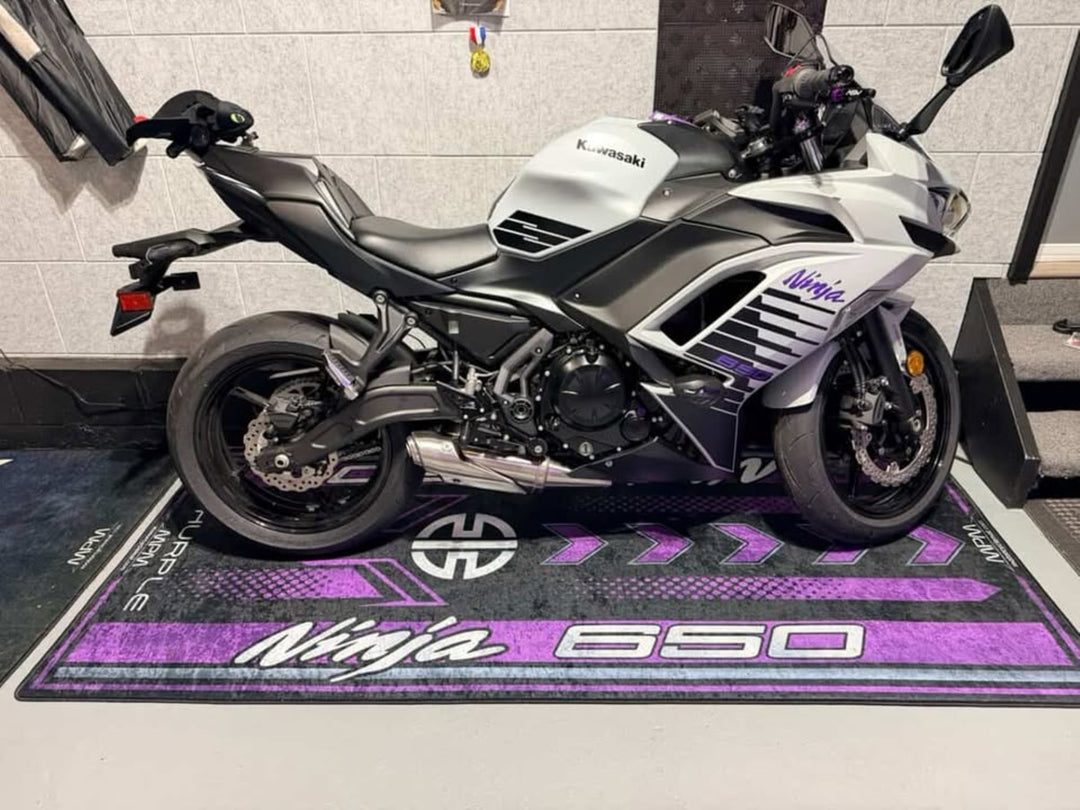 Kawasaki_Ninja_650_Purple_Garage_Mat