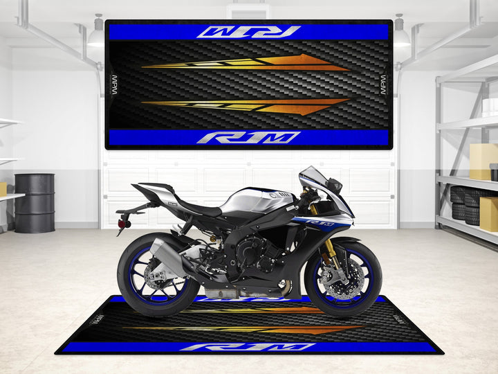 Designed Pit Mat for Yamaha R1M Motorcycle - MM7112