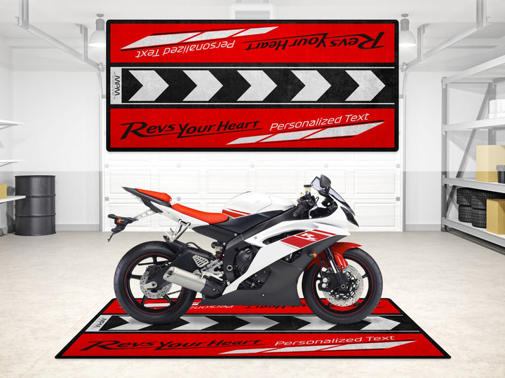 Designed Pit Mat for Yamaha Motorcycle - MM7109
