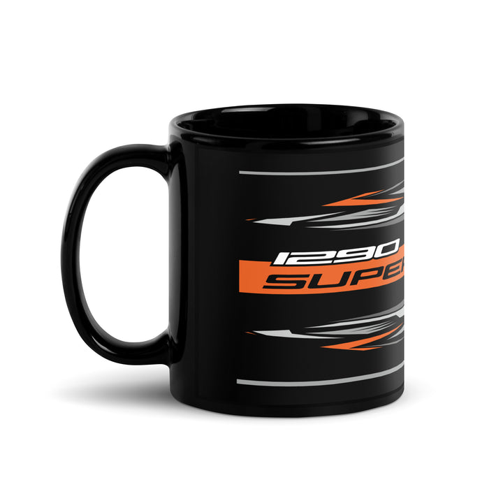 Designed Black Glossy Mug - Cup Inspired KTM 1290 Superduke R Motorcycle Model - MM6270