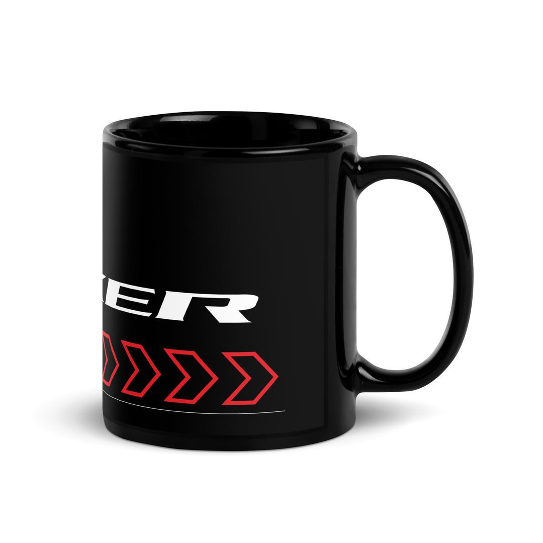 Designed Black Glossy Mug - Cup Inspired Can-Am Ryker Motorcycle Model - 6221