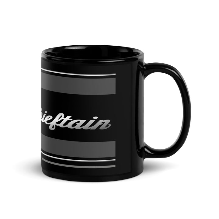 Designed Black Glossy Mug - Cup Inspired Indian Chieftain Motorcycle Model - MM6327