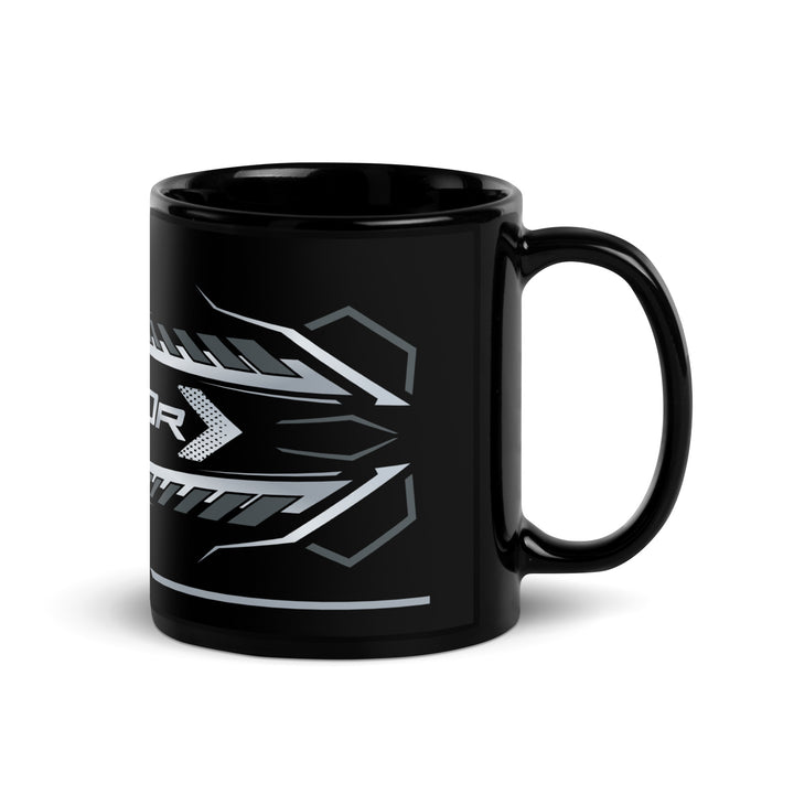 Designed Black Glossy Mug - Cup Inspired Kawasaki Ninja ZX-10R Motorcycle Model - MM6398