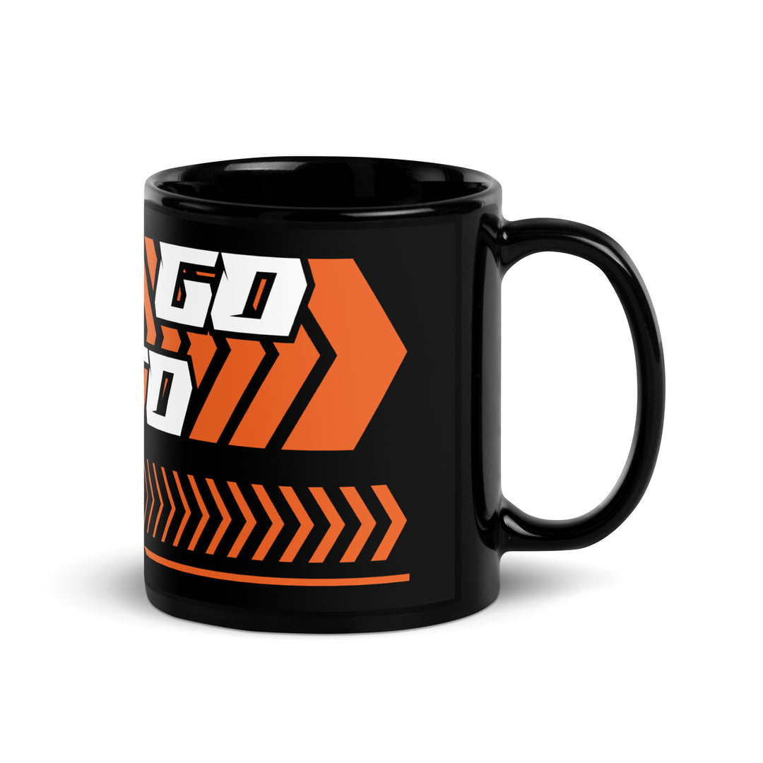 Designed Black Glossy Mug - Cup Inspired Let's Go To Race KTM Motorcycle Model - MM6212