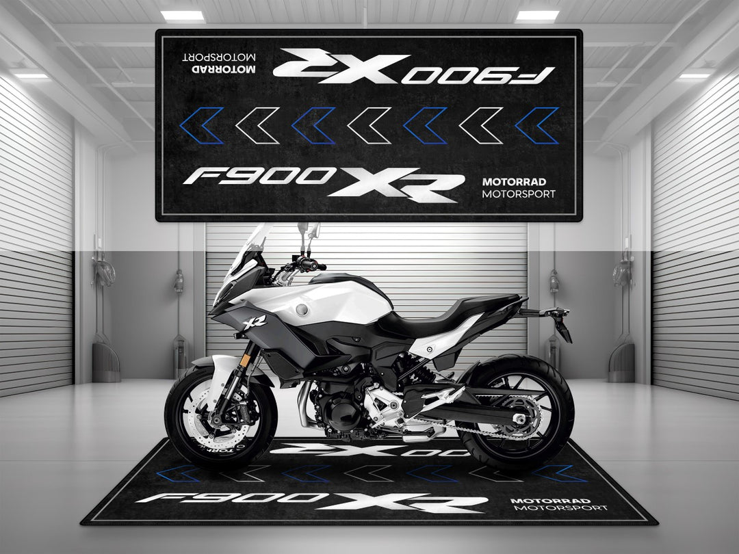 Designed Pit Mat for BMW F900 XR Motorcycle - MM7266