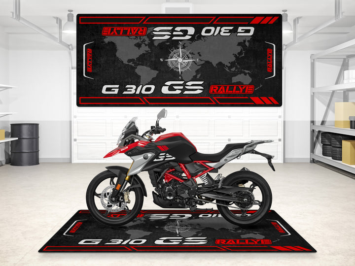 Designed Pit Mat for BMW G 310 GS Motorcycle - MM7297