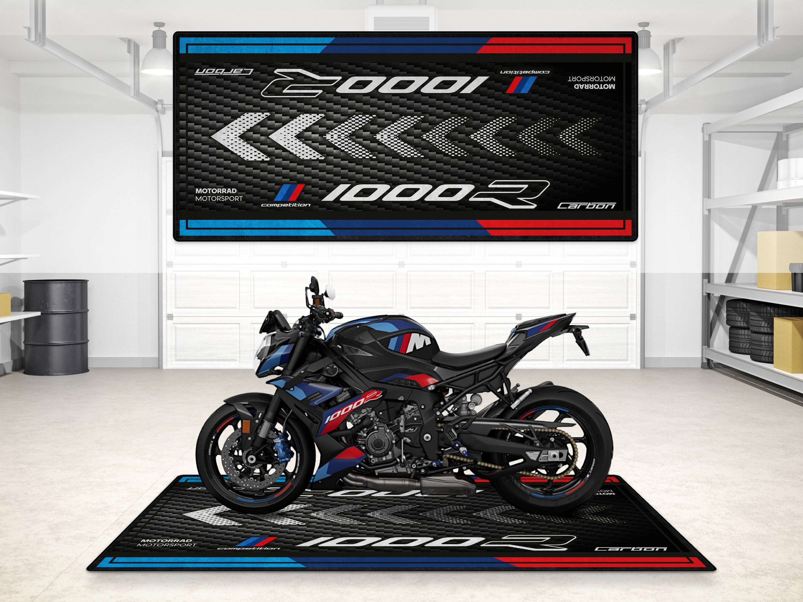 BMW Motorcycle Mat - 10% OFF - Personalized Garage Floor Mat