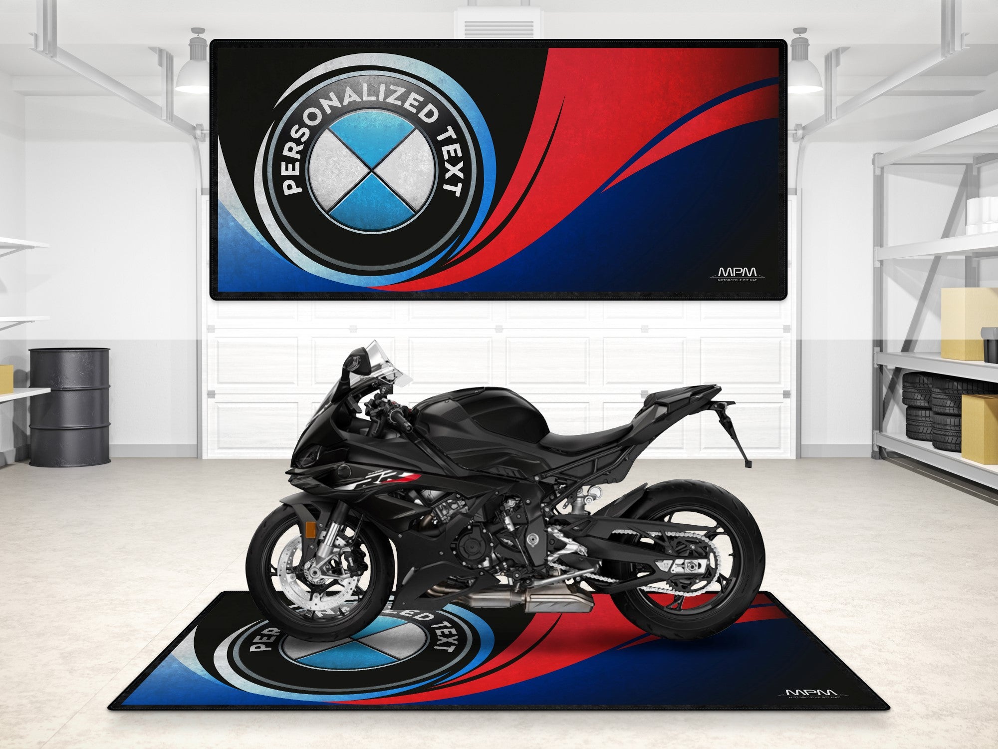 BMW モーターサイクルフロアマット BMW モーターサイクル マット M | Wright Company Inc.