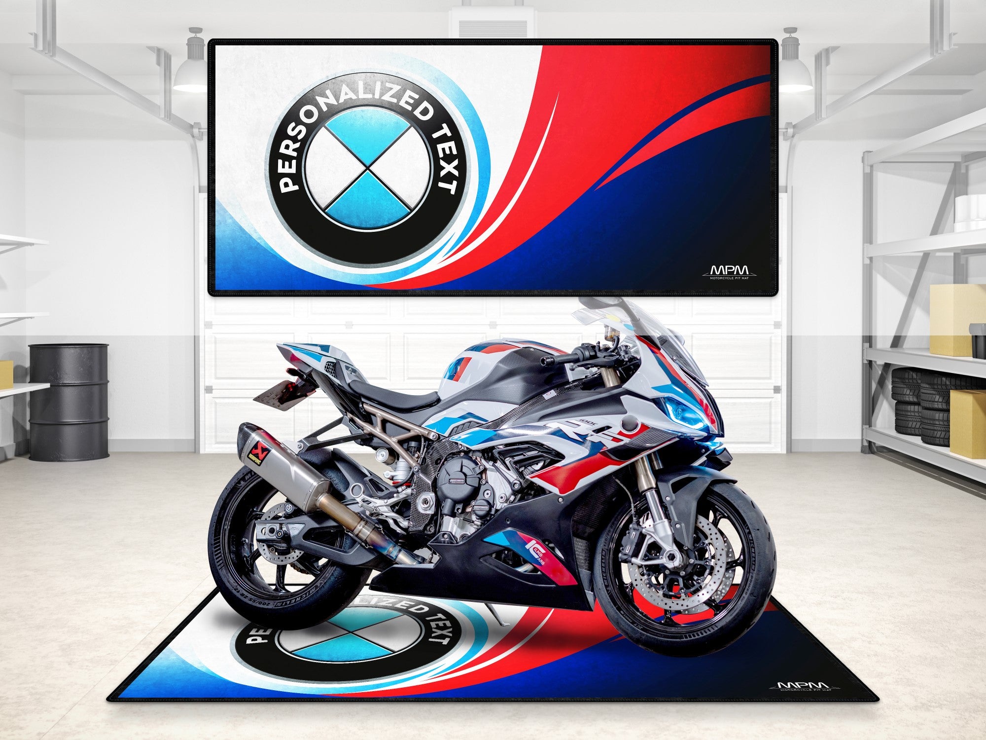 BMW モーターサイクルフロアマット BMW モーターサイクル マット M | Wright Company Inc.