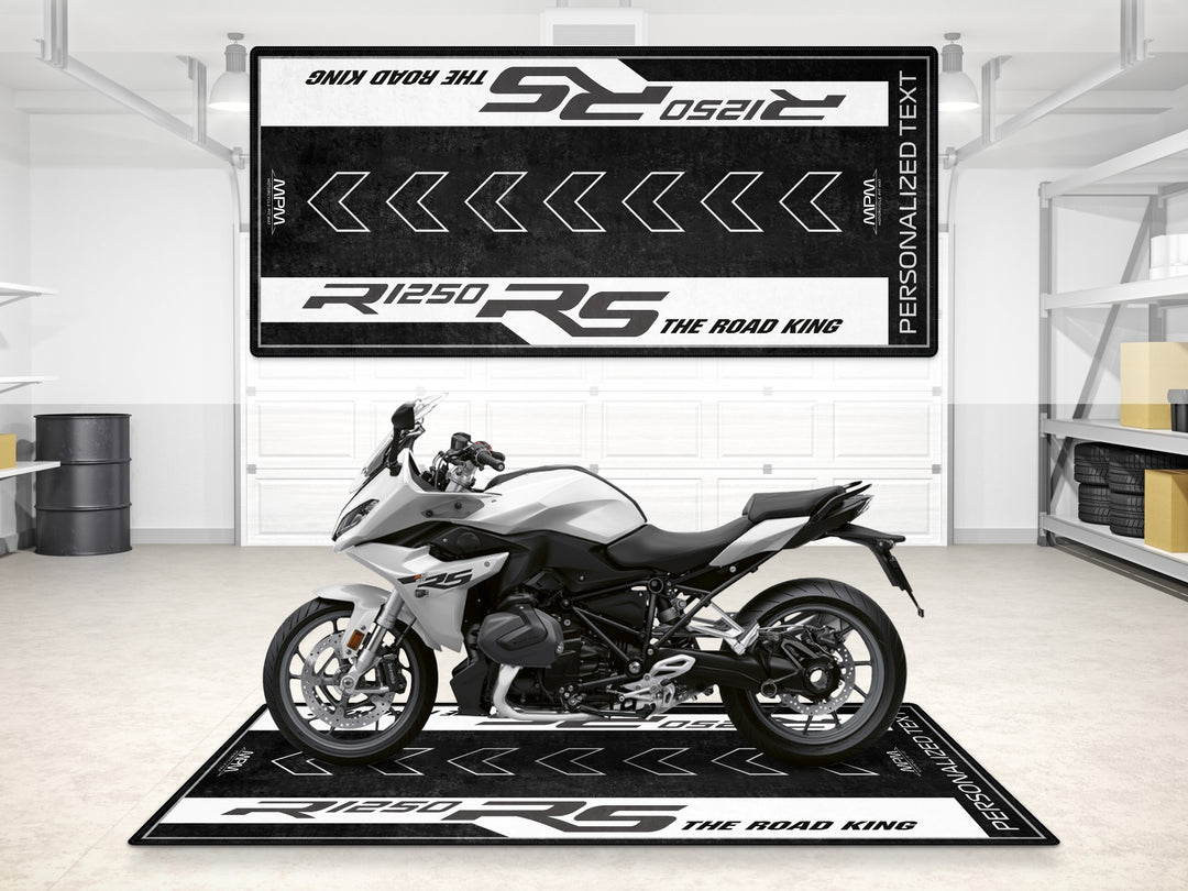 Designed Pit Mat for BMW R1250 RS Motorcycle - MM7160