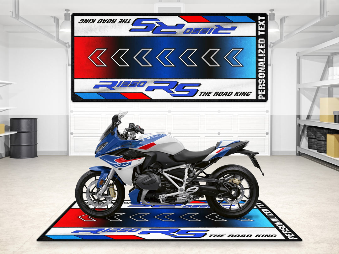 Designed Pit Mat for BMW R1250 RS Motorcycle - MM7160