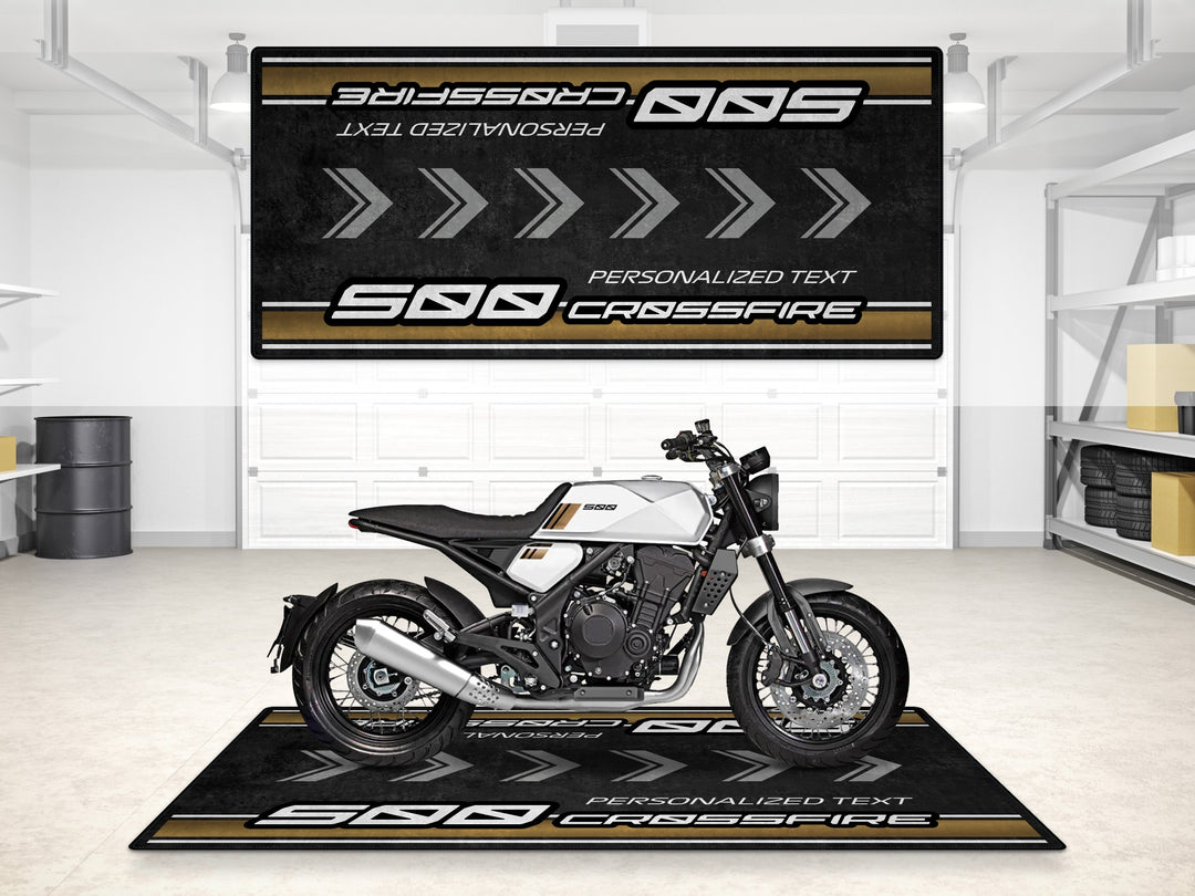 Designed Pit Mat for Brixton 500 Crossfire  Motorcycle - MM7293