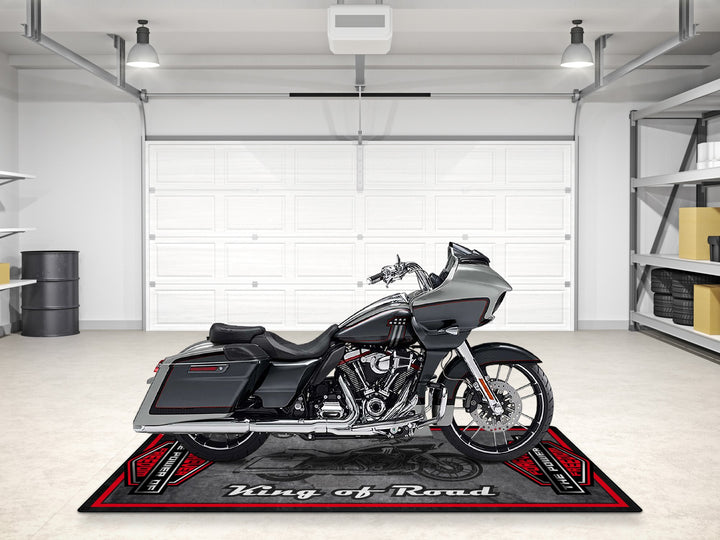 Designed Pit Mat for Harley Davidson Motorcycle (King of Road) - MM7268