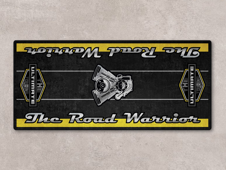Designed Pit Mat for Harley Davidson Motorcycle (The Road Warrior) - MM7344