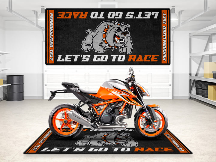 Designed Pit Mat for KTM Motorcycle (Bulldog) - MM7211