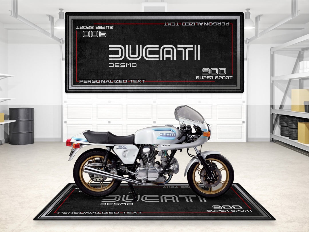 Designed Pit Mat for Ducati 900 SS Super Sport Motorcycle - MM7202