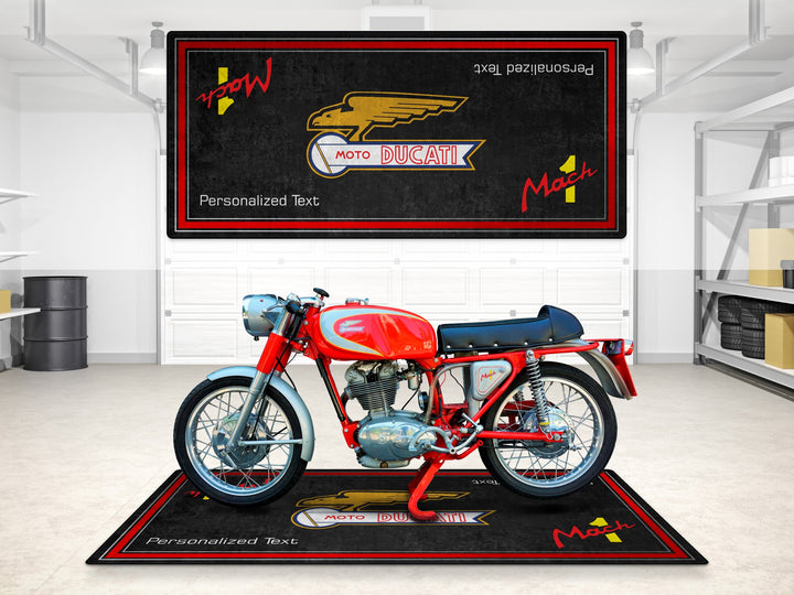 Designed Pit Mat for Ducati Classic Moto Mach 1 Motorcycle - MM7225