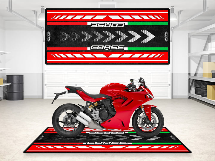 Designed Pit Mat for Ducati Corse Motorcycle - MM7166