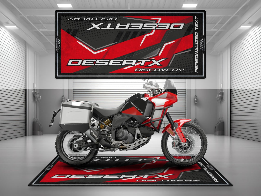 Motorcycle Mat for Ducati DesertX Discovery Motorcycle - MM4103