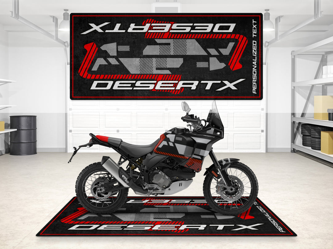 Designed Pit Mat for Ducati DesertX Motorcycle - MM7168