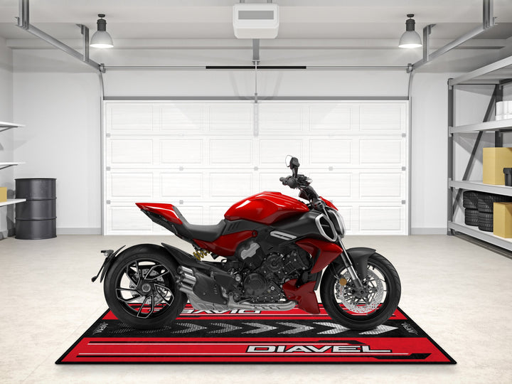 Designed Pit Mat for Ducati DIAVEL Motorcycle - MM7169