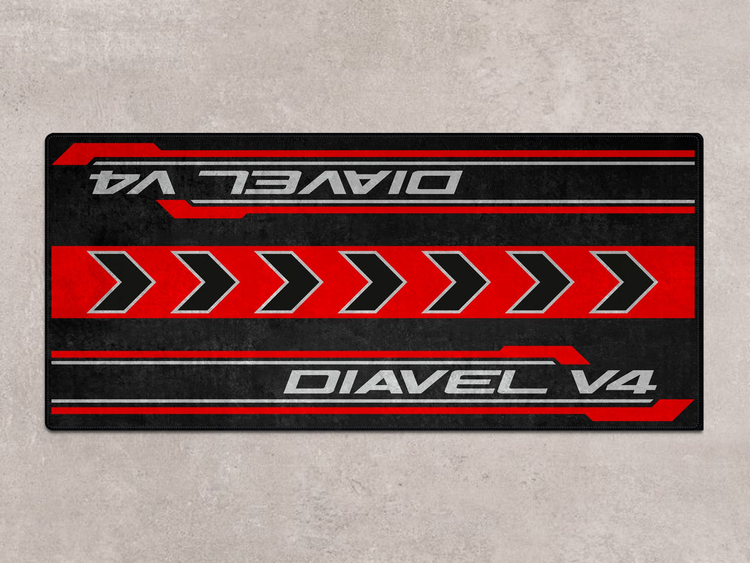 Designed Pit Mat for Ducati Diavel V4 Motorcycle - MM7170