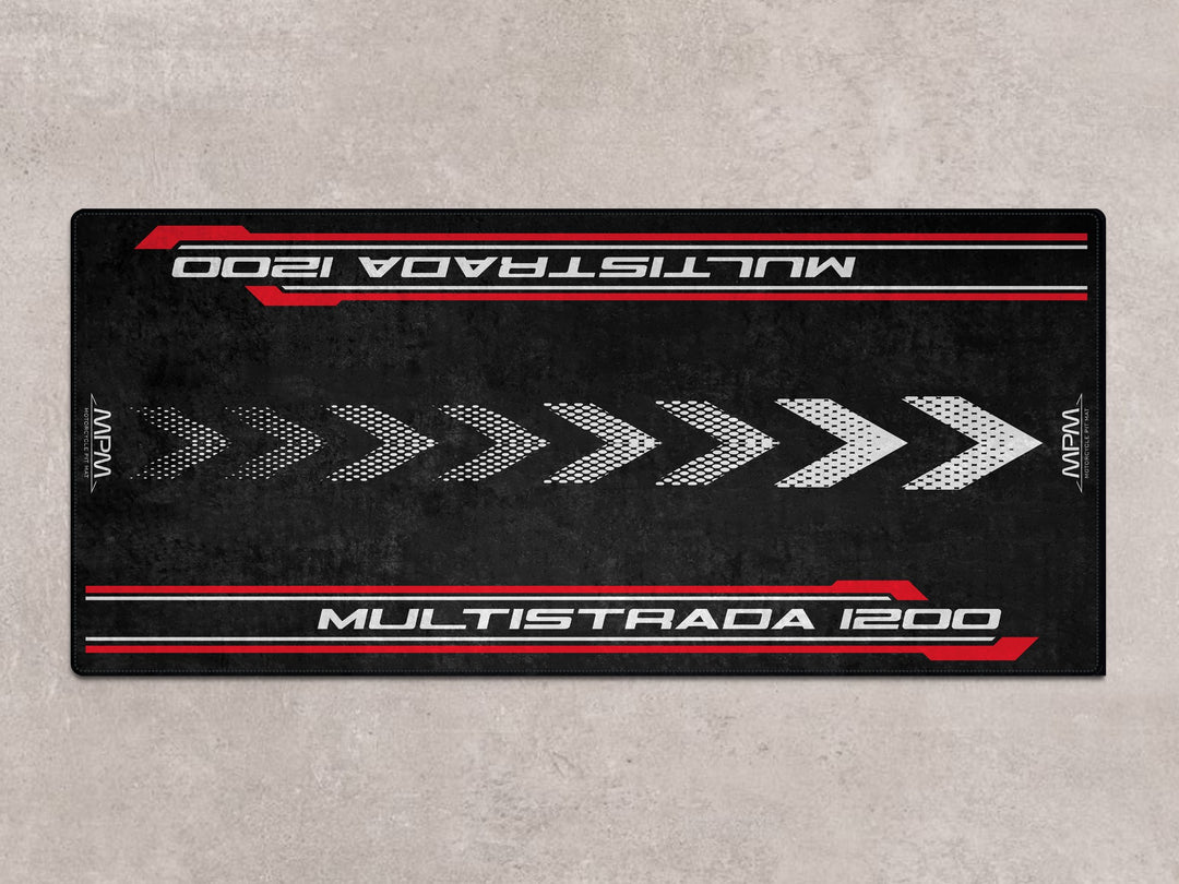 Designed Pit Mat for Ducati Multistrada 1200 Motorcycle - MM7180