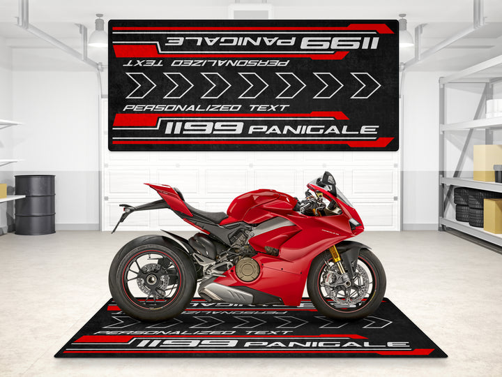 Designed Pit Mat for Ducati 1199 Panigale Motorcycle - MM7182