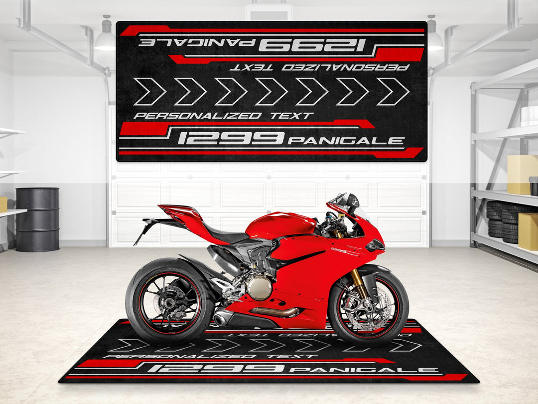 Designed Pit Mat for Ducati 1299 Panigale Motorcycle - MM7184