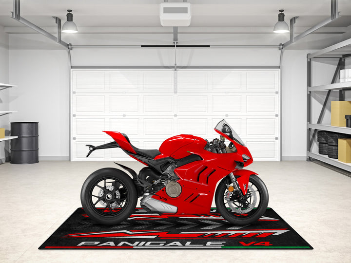 Designed Pit Mat for Ducati Panigale V4 Motorcycle - MM7187