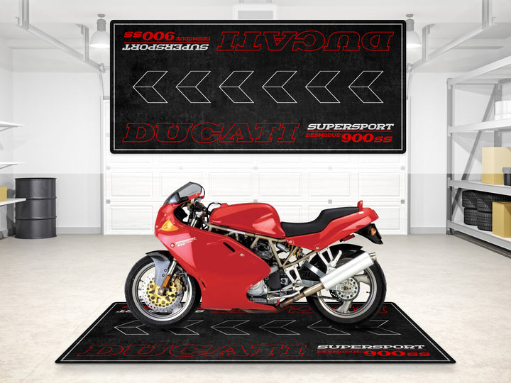 Designed Pit Mat for Ducati Supersport 900SS Motorcycle - MM7272