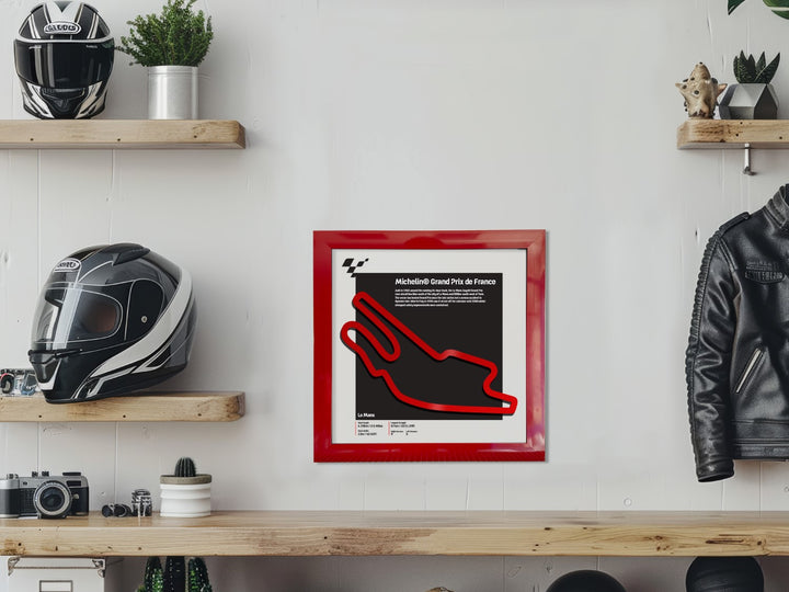 Grand Prix de France | 3D Depth Effect UV Printed Frame - OM353