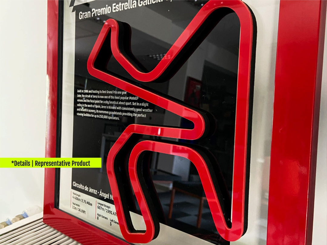 Grand Prix de France | 3D Depth Effect UV Printed Frame - OM353