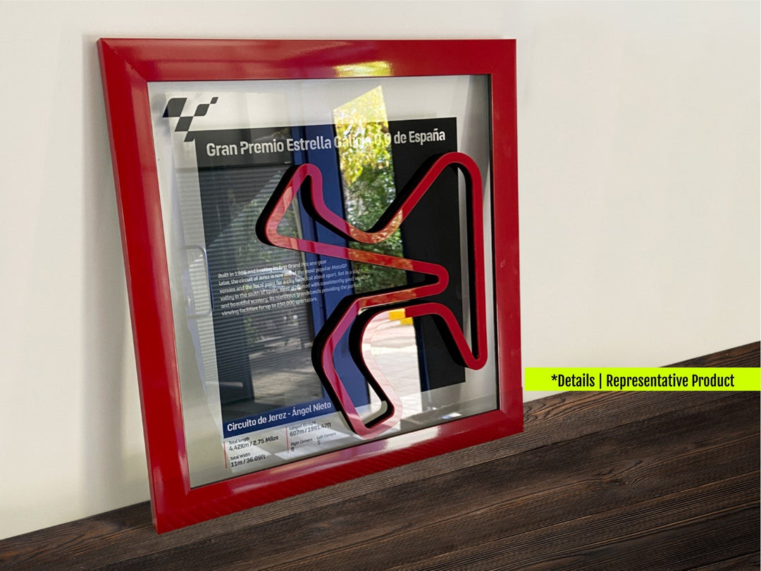 Grand Prix de France | 3D Depth Effect UV Printed Frame - OM353